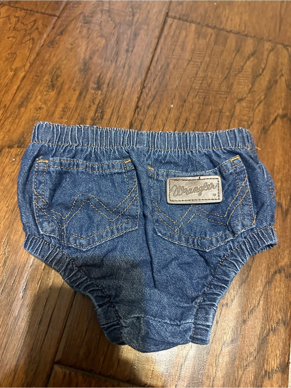 Wrangler® Baby Boys Denim Diaper Cover Bloomers - 12 Months